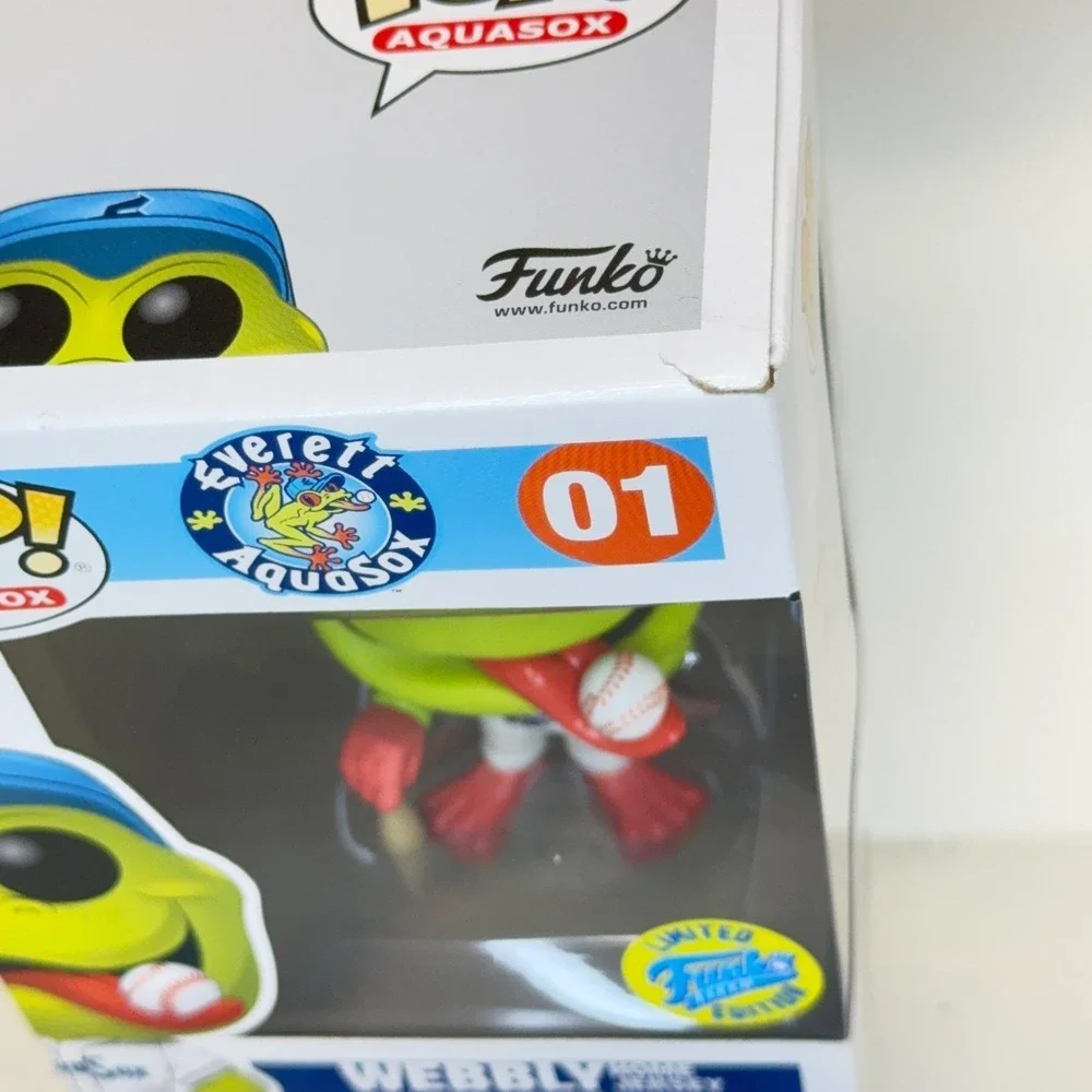 Webbly #01 Home Jersey Funko Pop! Everett AquaSox‎ Mascot Figure